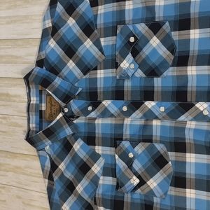 Wrangler Retro Western Shirt 2XT Tall Pearl Snap Plaid